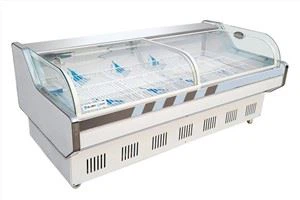 Kulkas Showcase Daging Supermarket Pendingin Langsung